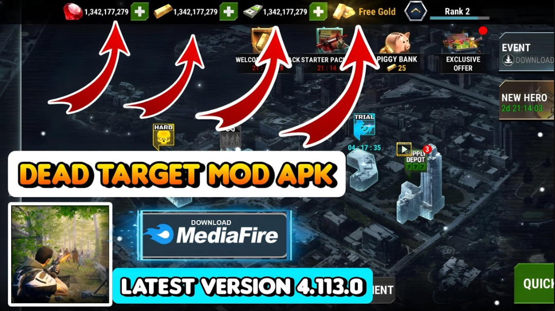 Download Dead Target Mod APK for Unlimited Fun